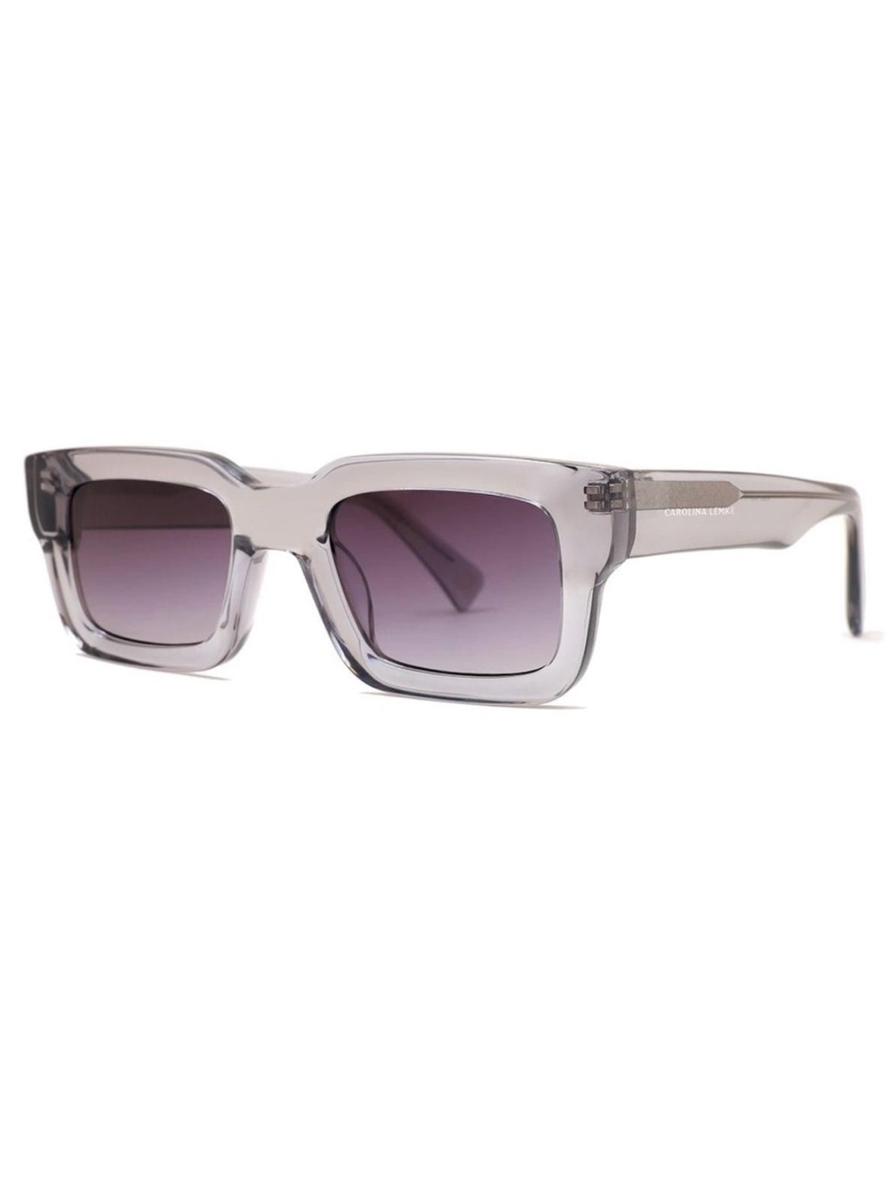 $350 retail Carolina Lemke Gray translucent premium sunglasses